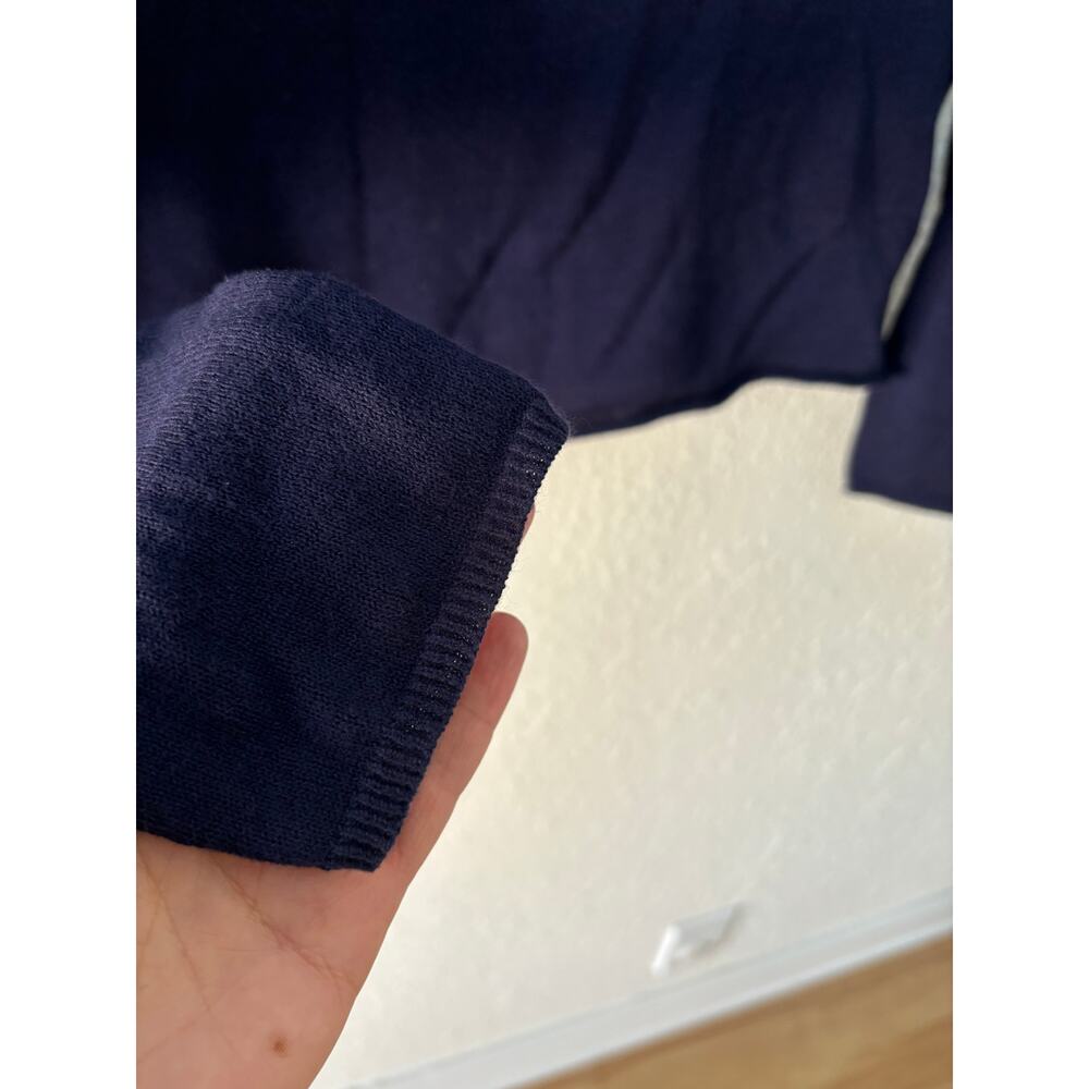 Zadig & Voltaire Crewneck Top Shirt Sweater Blue Imagine Skull Small $250 S1 - Picture 8 of 8